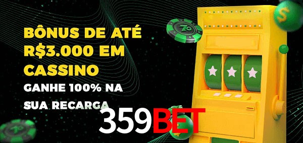 359Bet melhor bônus de depósito